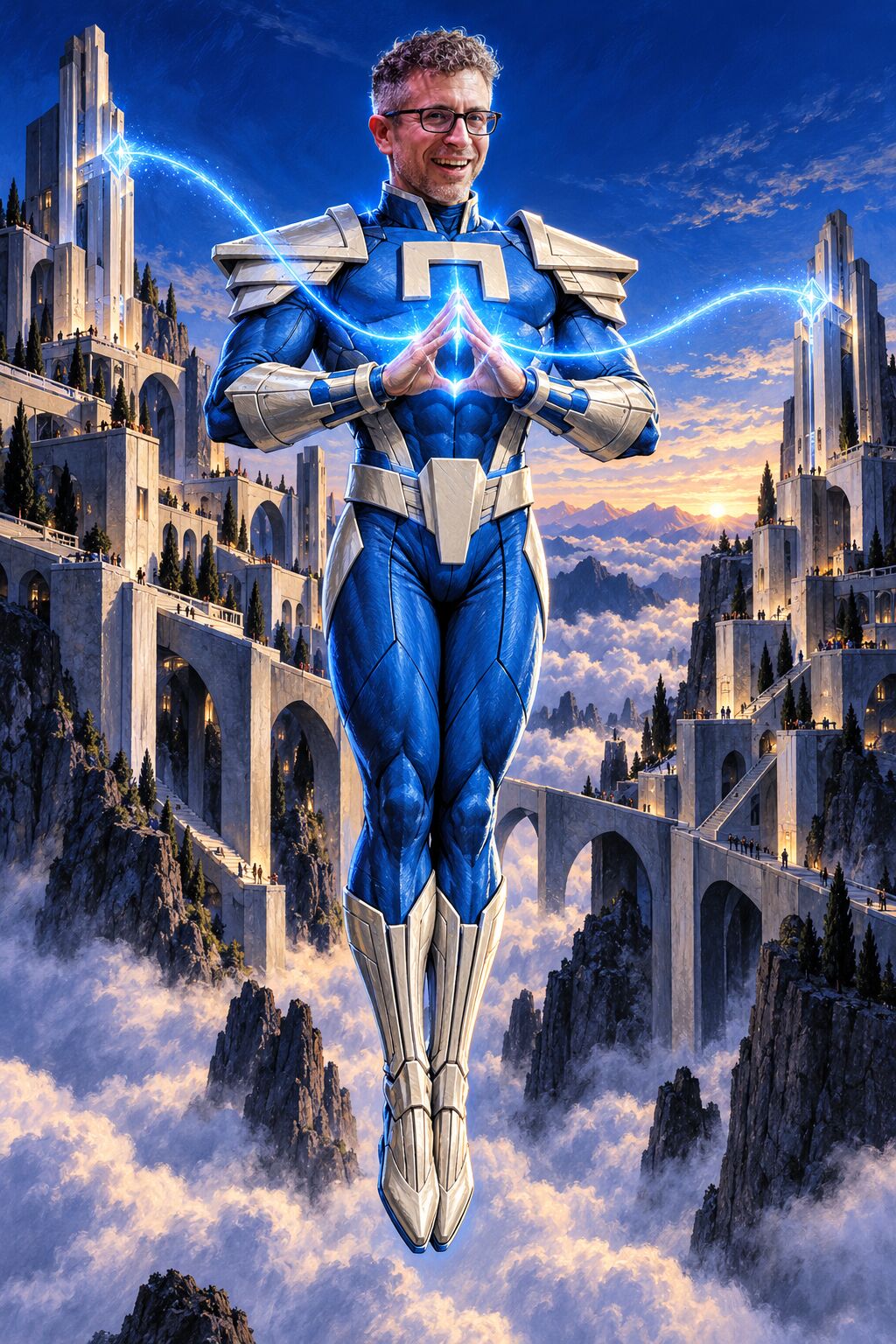 Greg Spero as The Architect, universe art